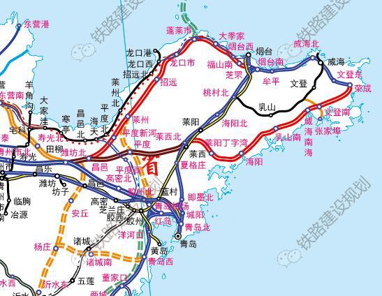 山东省高铁规划图，探索自然美景的诗意旅程之旅